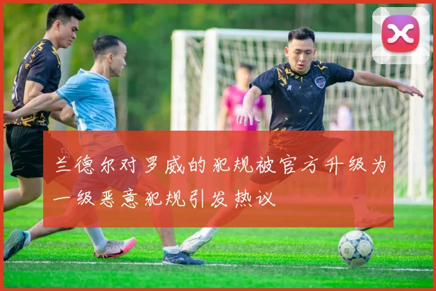 兰德尔对罗威的犯规被官方升级为一级恶意犯规引发热议